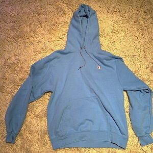 Champion Stacked Baby Blue Hoodie